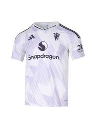 เสื้อยืดแขนสั้นกีฬา MUFC A JSY ผู้ชาย, เสื้อยืดกีฬาแขนสั้นน้ำหนักเบา สำหรับกิจกรรมกลางแจ้ง JI7423