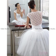 Kabe Dance Leotard Adult Lace Ballet Women Yoga Gymnastics Bodysuit Short Sleeve Swimsuit Dancing Ba