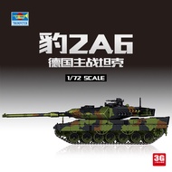 Children's Toy Assembled Model TRUMPETER Assembled Chariot 07191 1/72 German Leopard 2A6 Main Battle Tank