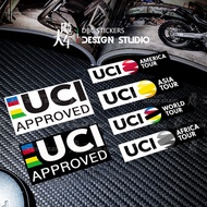 SGLink UCI Road Bike Bicycle League Sticker Frame Decoration Scratch Blocking Sticker Reflective War