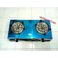 Homelux Double Gas Steel Stove 8 Jet Burner