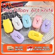 [SG Stock] Portable Mini Cutter Knife Parcel Cutter Utility Retractable Knife School Stationery