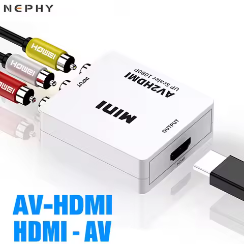 AV RCA to HDMI/ HDMI TO AV Composite Converter 1080P CVSB Multi out Cable Adapter For PS2 PS 2 3 4 5
