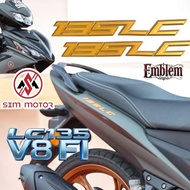 Yamaha 135LC FI V8 Special Edition SE 3D Logo Emblem Timbul - BDK-F173B-00 BDK-F173B-10  Yamaha Anni