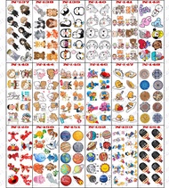 Edible stamp edible picture makanan edible print edible image N137-N154