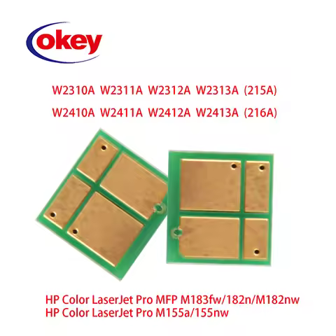 4pcs 215A 216A W2410A Toner Cartridge Chip for HP M155a M155nw M183fw M182n M182nw Printer chip W231