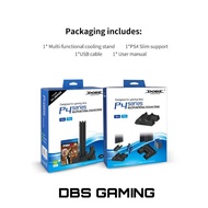 PS4 DOBE Multifunctional Cooling Fan Charging Stand [PS4 Slim / PS4 Pro / Regular PS4]