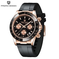 Quartz watch multi-function timing stainless steel waterproof fashion luminous tide men's watch