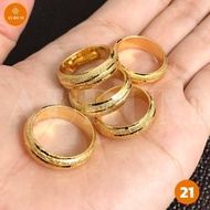 เหมือนจริงที่สุด! แหวนทอง 2 สลึง แหวน ลายที่ 17- 30  เทียบทองจริง 24K แหวน 2สลึง แหวน แหวนทอง แหวนทองครึ่งสลึง แหวนเกลี้ยง ทองโคลนนิ่ง