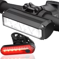 Super Bright LED Bike Light, USB Chargeable Bike Headlight, Front Bike Light with Power Display, Mou