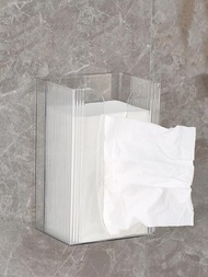 1入組透明壁掛式衛生紙架