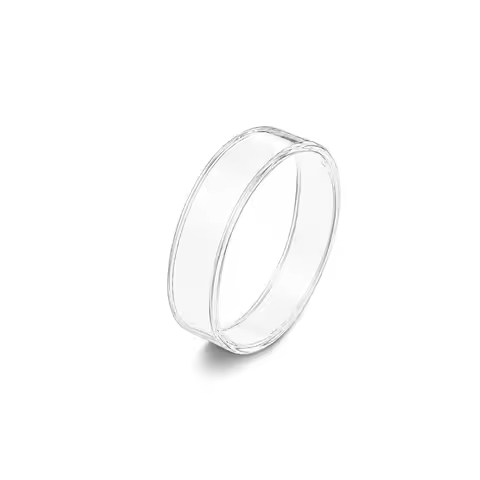 Clear Ring Cover for Oura Ring 5，0.4mm Ultra-Thin Ring Protector Case, Transparent Scratch Resistant