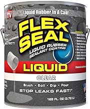 Flex Seal Liquid Rubber Sealant Coating in a Can Clear, 3.8L