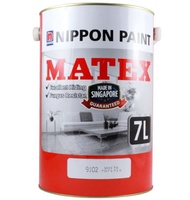 Nippon Paint MATEX Emulsion 9102 White **Budget Package With Free Painting Tools**