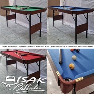 READY MIKI 5-ft Mini Pool Table Mainan Anak Meja Billiard Kecil MDF