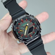 GM-2100 GM-2100CH-1AJF TMJ RASTA STAINLESS STEEL BEZEL / PREMIUM COPY 1:1 /AUTO LIGHT FUNCTION/ SPOR