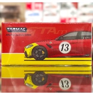TARMAC WORKS 1/64 ALFA ROMEO GIULIA GTAM (RED/YELLOW)