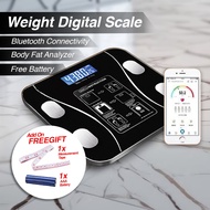 80 in 1 Digital Body Weight Scale Monitoring Analyser Weighing Scale Smart Body Fat Alat Penimbang B