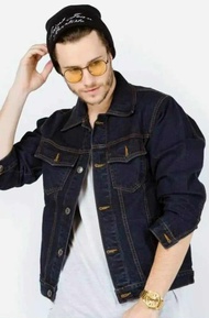 áo khoác jean(bò) nam chất denim dày dặnáo bò nam cao cấp chính hãng Rockstar