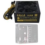 1800W-2200W PSUs Power Supply for Computer 8 Video Card Mining Bitcoins Miners ATXs 100~240 Silents 