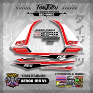 YAMAHA AEROX 155 V1 ( STOCK DECALS 002)【ThaijutsuStickers】