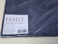 HATO Metallic Color Envelope 120gsm 20pcs/pack Wedding Invitation Card A5 A6 Sampul Kad Kahwin