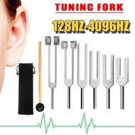Medical 128Hz 256Hz 512Hz 1024Hz 2048Hz 4096Hz Neurological Massager Chakra Tuning Fork Hammer Stick