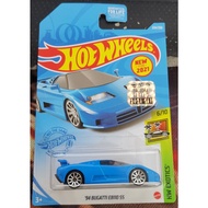 HOTWHEELS 2021 FACTORY SEALED MASTERCASE HW EXOTICS 94 BUGATTI EB110 SS DIE CAST MODEL (14.1)