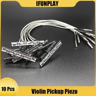 【Exclusive Offer】 10pcs High Sensitive Violin Pickup Piezo Violin Fiddle Eq Pickup Bridge Piezo Make