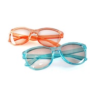 PHOTOPLY 兒童抗藍光眼鏡 小孩抗藍光眼鏡 抗紫外線 透明圓鏡框