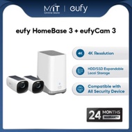eufy Cam 3 S330 4K Wireless Security Camera + HomeBase 3
