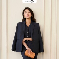 Áo Blazer kẻ Serge nữ IVY moda MS 67M8878