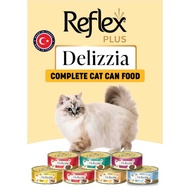 reflex plus delizzia can wet food 85g