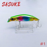 Mồi giả SASUKE 75mm/8gr Lưỡi BKK 3x sắc bén chuyên câu lure, cá lóc, chẽm, măng...phukiencaulure mồi sasuke câu lure