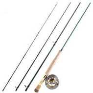 4 Sections 7/8wt Fly Fishing Rod And Reel Set Lightweight And Portable Carbon Fiber Rod And 2+1BB Fi