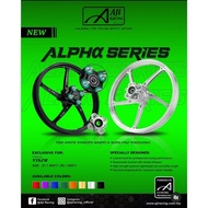 Aji Racing Alpha-R Custom Rim Y15 (Front 1.4 Rear 1.4) CNC Sport Rim Aji Racing Custom
