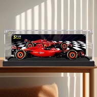 [Transparent Display Box] Suitable for Lego 42207 Mechanical Group Series Ferrari SF-24 Racing Car A