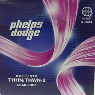 Phelps Dodge THHN/THWN Stranded wire 8.0mm2 (#8) 100 meters per box