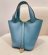 Hermes Picotin 18 Bull atoll 銀扣