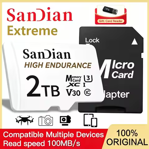 2026new Micro SD Card TF Memory Card 128GB 256GB 512GB microSDXC Up to 100 MB/s Full HD 4K UHD V30 f