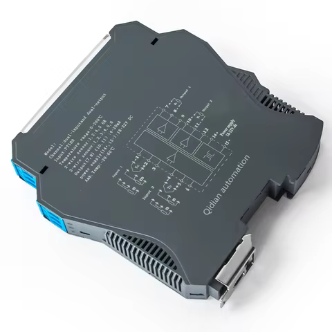 PT100 pt1000 Temperature Transmitter 4-20mA RTD temperature Module Signal Converter DIN rail mounted