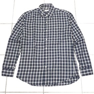 Kemeja Uniqlo Plaid Shirt - Just Fit Vintage Flannel - cdg tnf bape