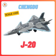 (Wholesale/RETAIL) J-20 Fighter Plane Model Toy Assembled Decor Display