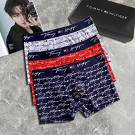 [3pcs+Box] Men's Underwear Skin-Friendly Breathable Boxer Men's Underwear Boxer Underwear Cotton Underwear