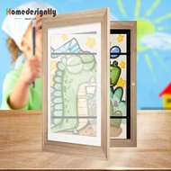 [Homedesigntly]Kids Artwork Picture Frame Easy Change Artwork Picture Frame Front Opening Artwork Di