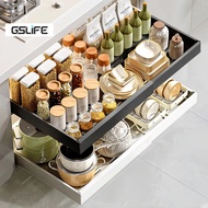 Gslife Extendable Kitchen Cabinet Organizer Pull Out Rack Drawer Organizer Storage Pull out Basket