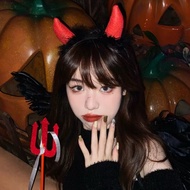 Halloween Cosplay Cat And Fox Rabbit Ears Headband Womens New Cute Black Headband Accessories Fresh 