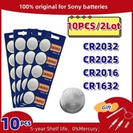 Original Untuk Bateri Sony CR2032 CR2025 CR2016 CR1632 Lithium untuk Jam Tangan, Mainan, Kalkulator,