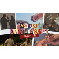 Digital Presentation Slide for Anniversary | Tema Collage | Custom Couple Slideshow Gift | Hadiah An