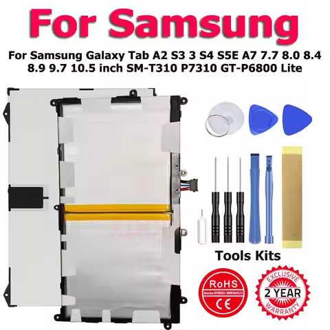 EB-BT825ABE T4800C Battery For Samsung Galaxy Tab A2 S3 3 S4 S5E A7 7.7 8.0 8.4 8.9 9.7 10.5 inch SM